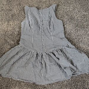 Black and White Gingham Dress